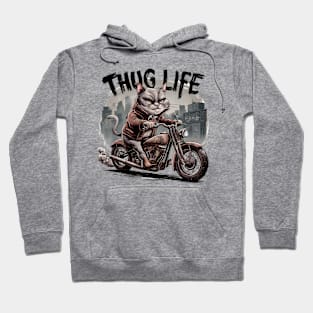 Thug Life Chopper Cat Fan Art Hoodie